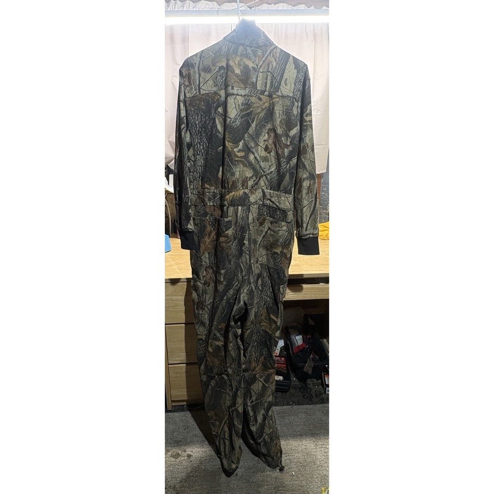 Pro Guide by Wrangler Men's Camo Hunting Coveralls Insulated Full Zip Mossy Oak